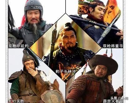 宋江的马军五虎将分别是谁,水浒传中马军五虎将武力值排名