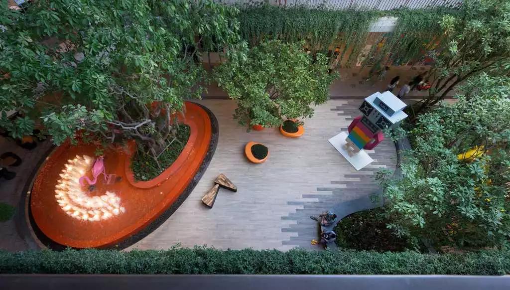 商业步行街景观设计图展示,商业步行街景观设计经典案例