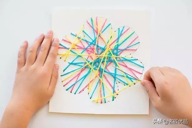 用绳子做亲子手工简单好看,儿童手工又简单又好玩的手工
