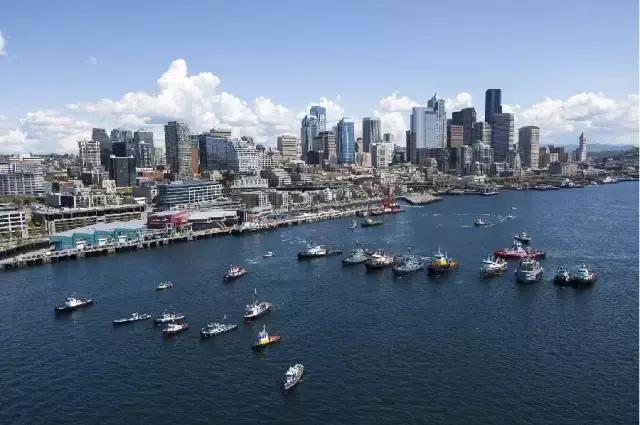 西雅图的海滨城市,从西雅图去旧金山和洛杉矶