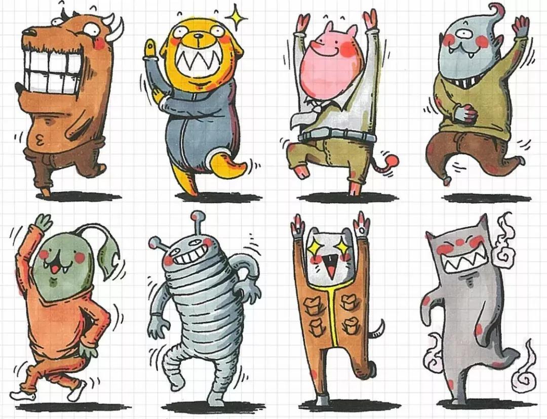 90后插画师画鬼,90后插画师山海经神兽