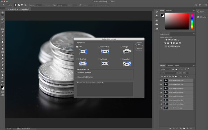 ps图层叠影过渡,焦点堆叠photoshop