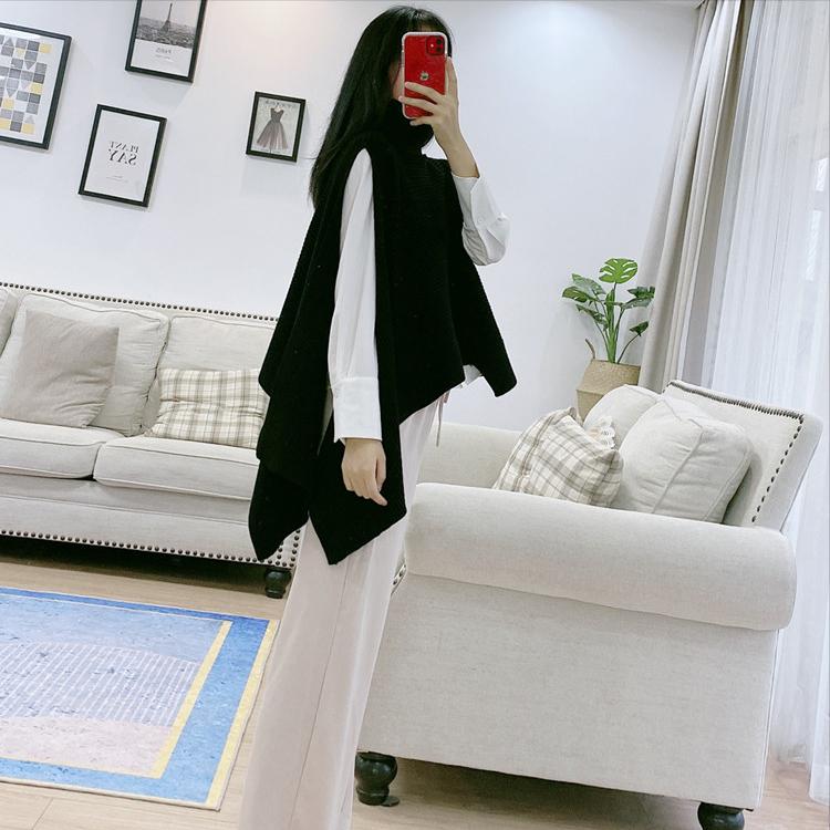 时髦又洋气外穿冬天的背心,天气热出一款清凉感背心