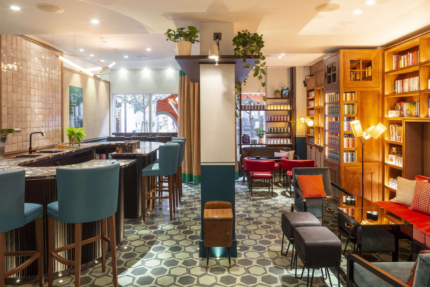 Teatulia孟加拉茶叶品牌和室内设计