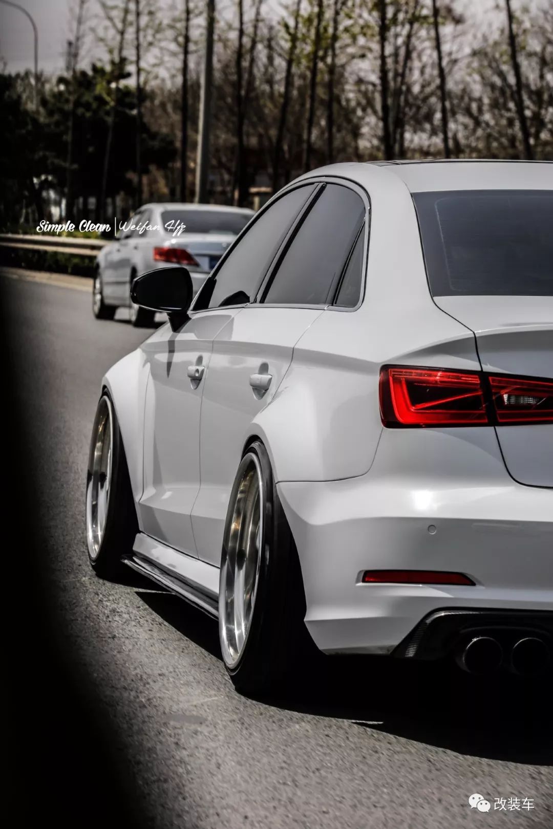 奥迪a3改碳纤维车身,奥迪a3时尚运动版改装s3外观