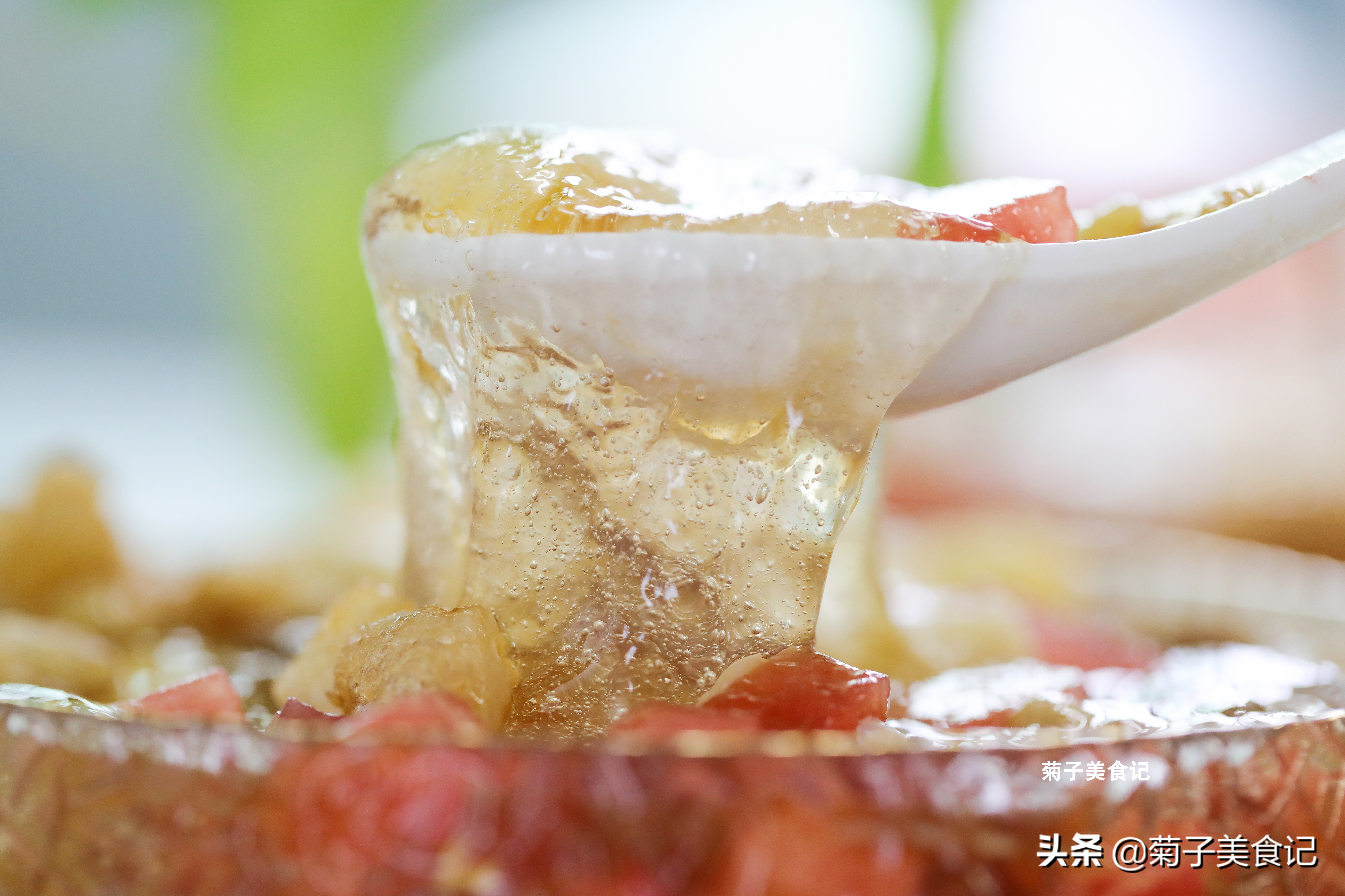 清凉解暑美味的冰粉,好吃的四川冰粉现吃现做冰凉爽口