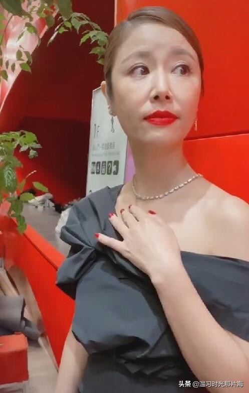 林心如法令纹近况,林心如眼尾下垂