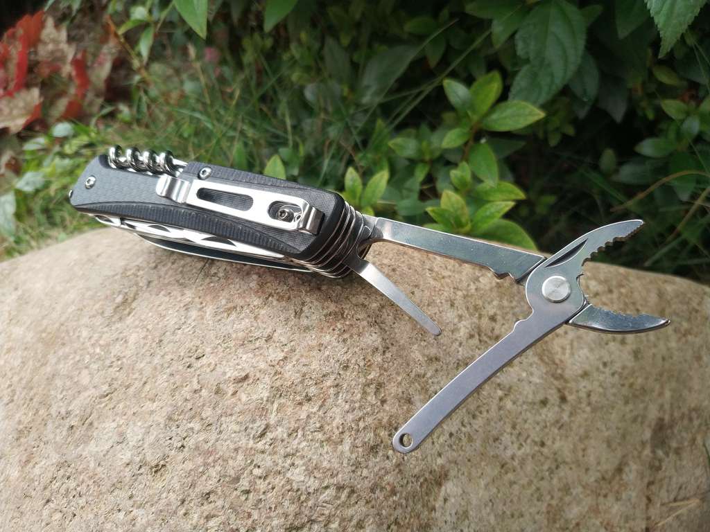 三刃木wa761开箱,三刃木wa761多功能军刀