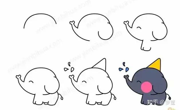 小动物的简笔画怎么画最简单的,画小动物的简笔画教程视频