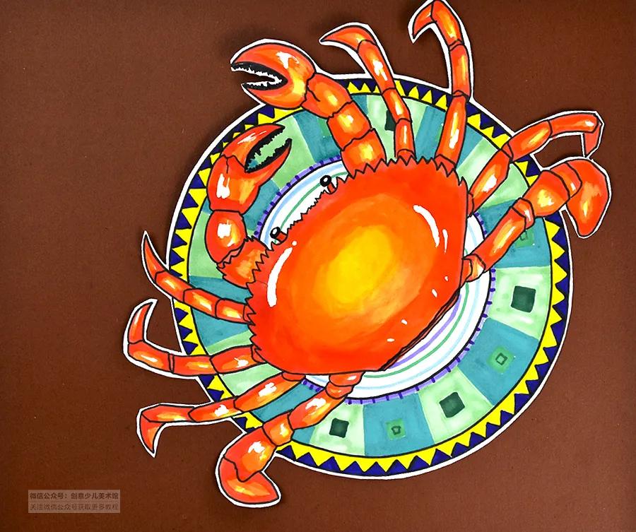 儿童画秋风落叶,儿童画教学简单6-9岁中秋