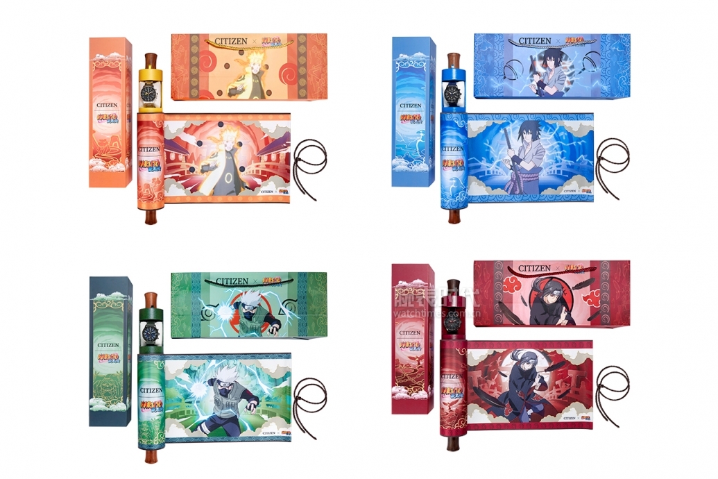 幸运石火影忍者联名款手表,火影忍者西铁城手表