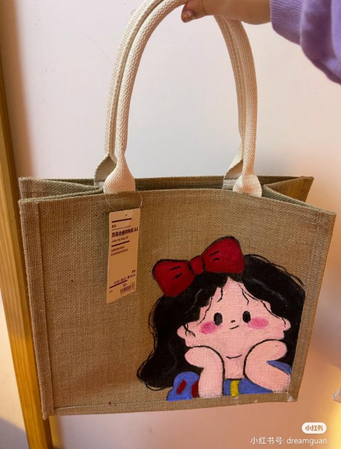 muji哪款麻袋最实用,muji麻袋改造gucci唐老鸭