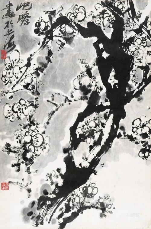 中国风山水画中的雪景,中国画雪景山水画