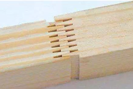 红栎木拼接板,油栎木封边效果