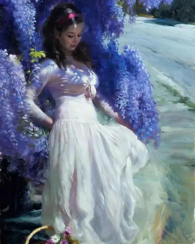 俄罗斯油画艺术人物写真,俄罗斯著名油画笔下的阳光少女