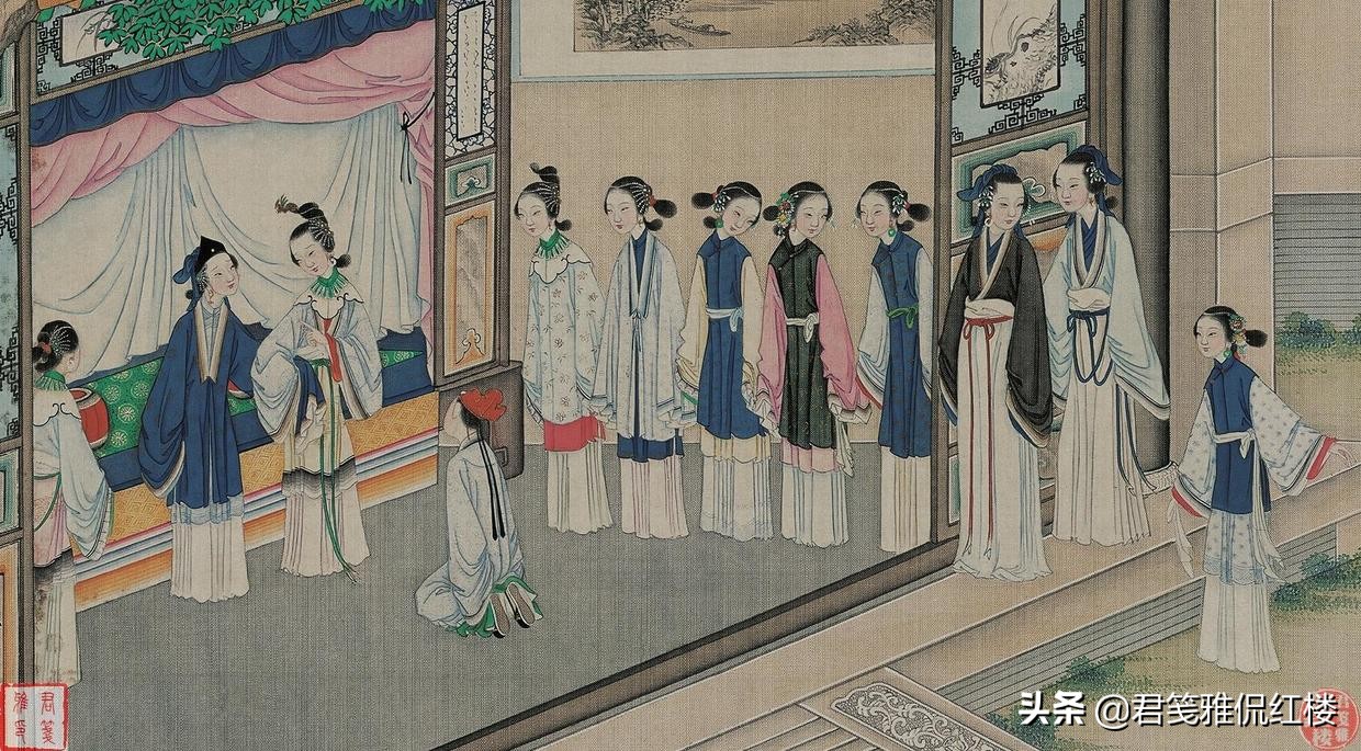 尤二姐和贾母一起求救,贾母看尤二姐为什么像挑牲口