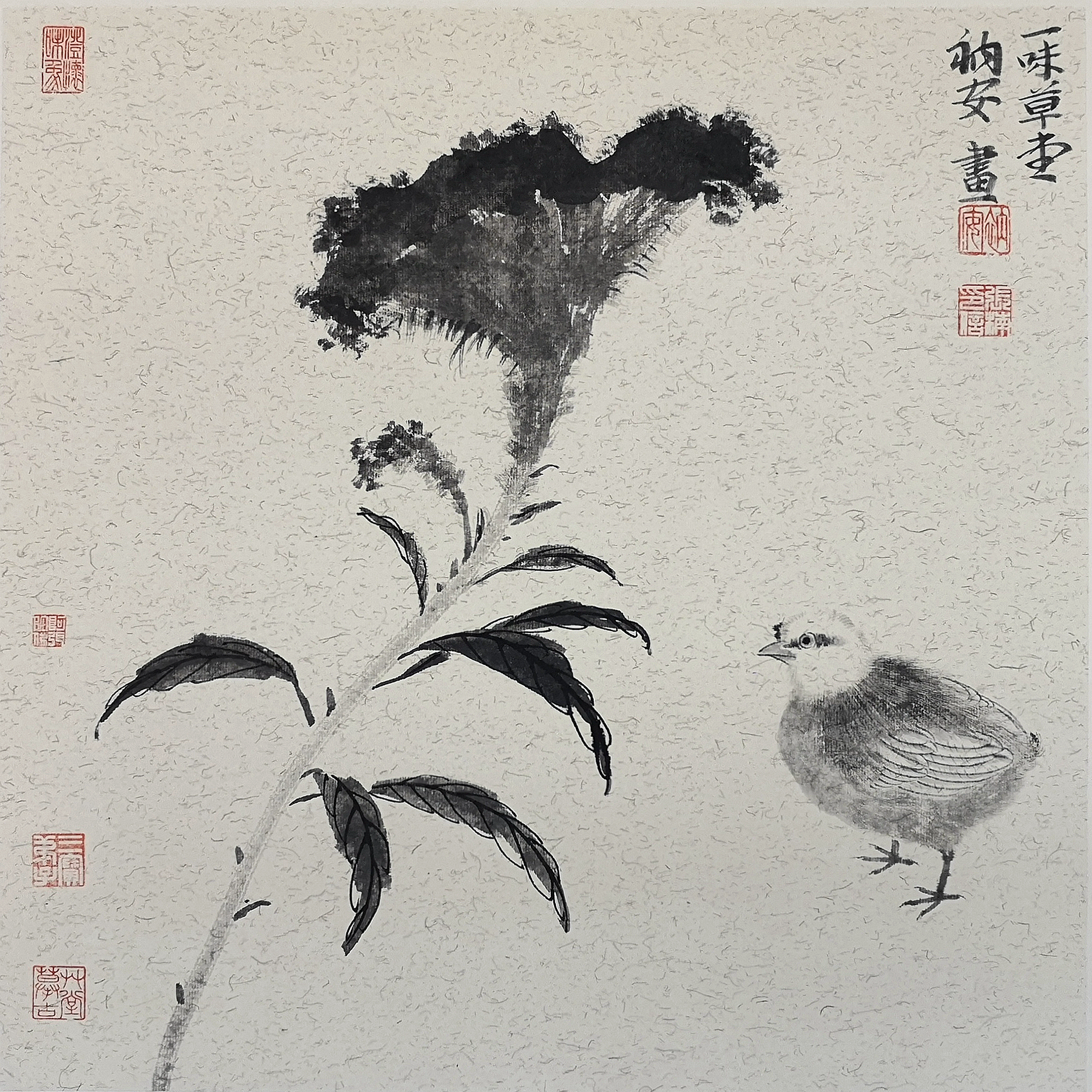 青年画家张楠:画画的时候,就要做到“心无杂念”。