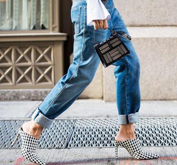 昆凌同款,千鸟格纹英伦风单鞋!千鸟格纹放在鞋子上一样好看