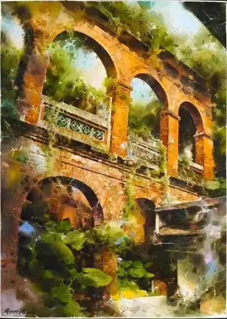 水彩大神之作,国外大师水彩值得一看