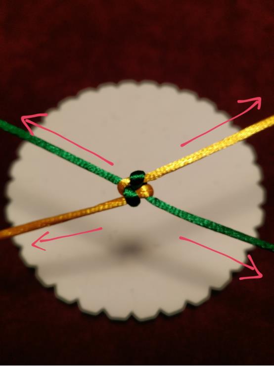 玉米结手链编法简单,圆形玉米结手链快速编法