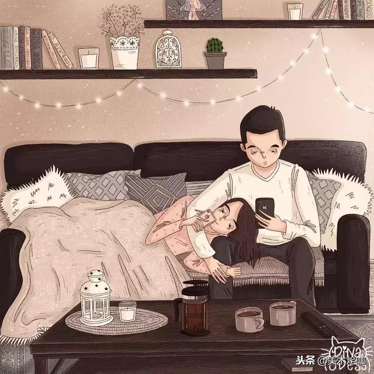 少女心爆棚的唯美插画,软萌插画清新少女心