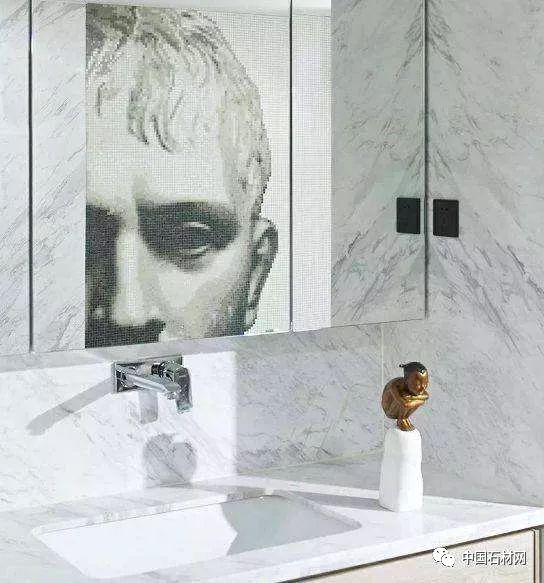 真是浪费，100多万的爵士白大理石装成这样，还好我不是业主