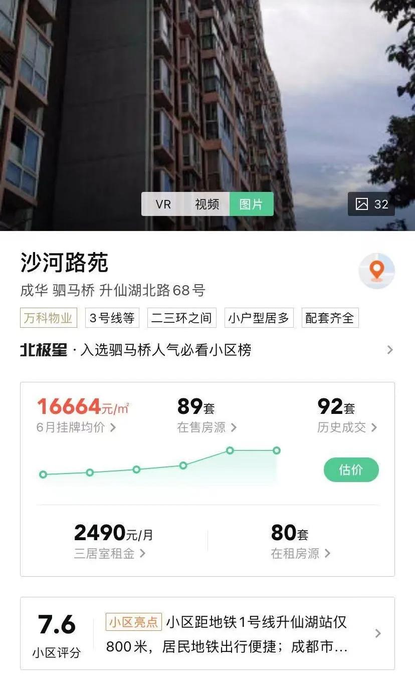 精装单价仅2万，成都主城二环中，普通也可上车