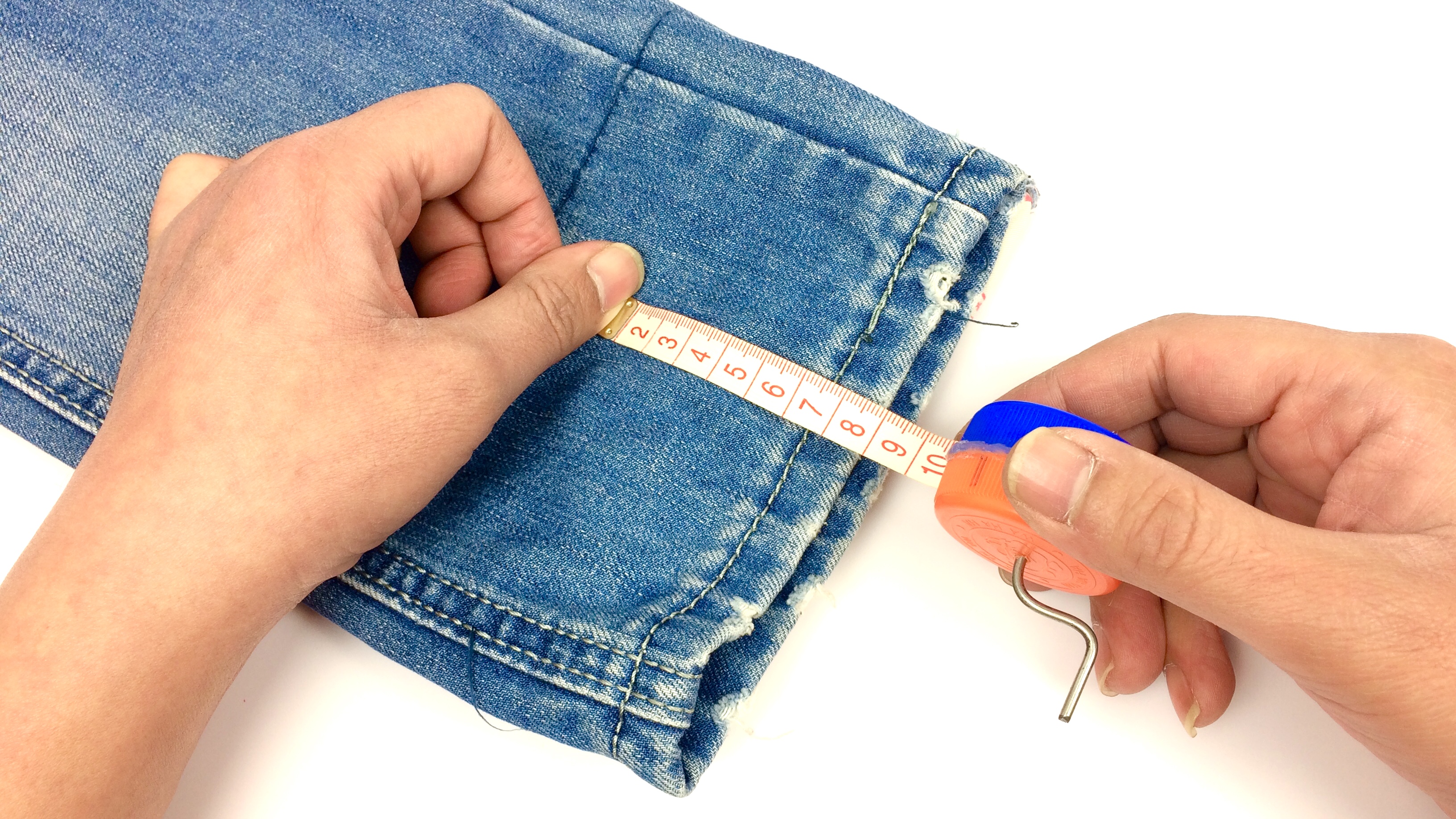 裤子太长了但裤脚有毛边怎么办,新买的裤子裤脚