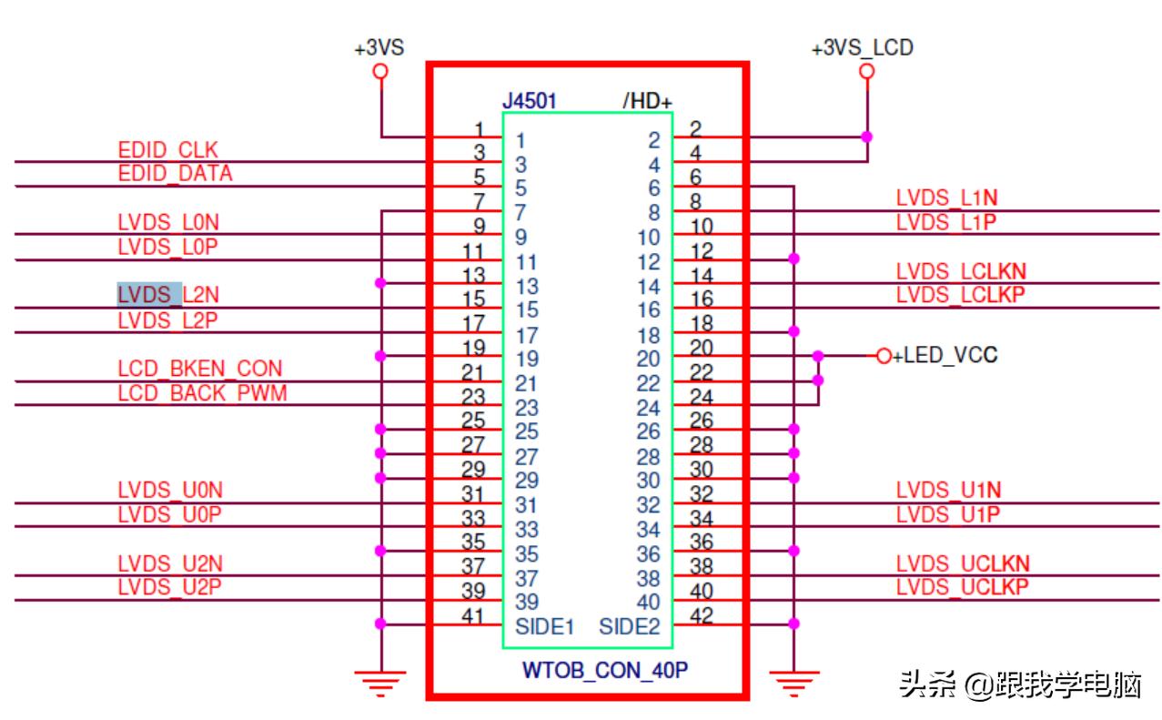 笔记本屏幕lvds和普通lvds的区别,如何分辨屏幕接口是LVDS还是eDP