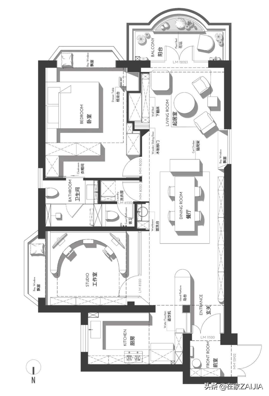 大厅低横梁压顶的7种破解方法,这个设计挽救了无数人的性命