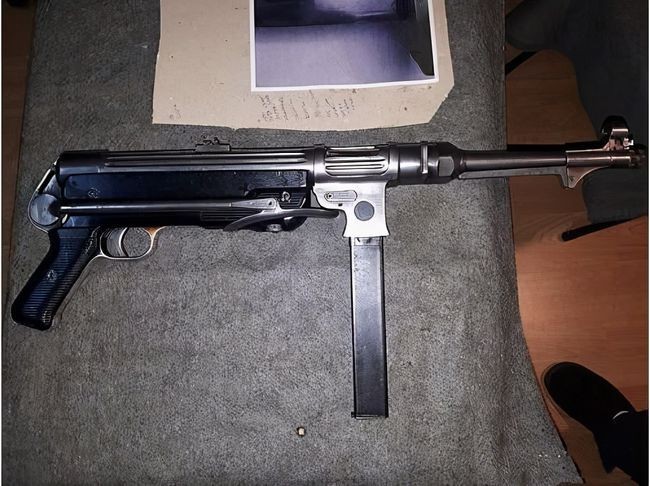 mp40式冲锋枪在二战时期中国有吗,德国二战mp40冲锋枪