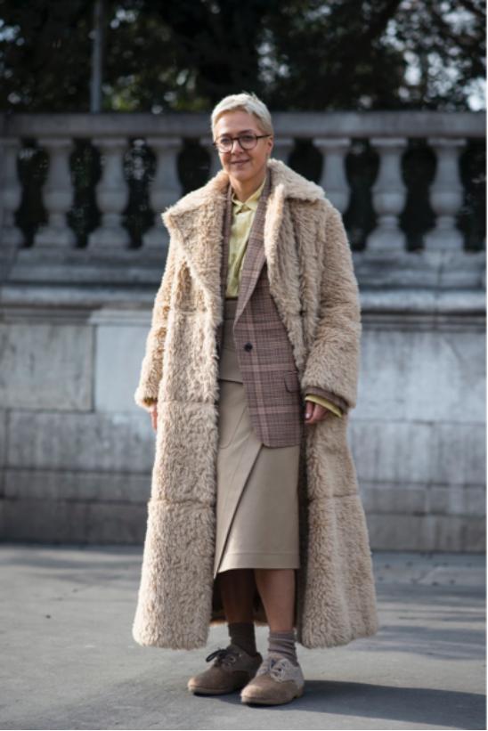 秋冬高级感穿搭淡粉色,奶油色系可爱的穿搭