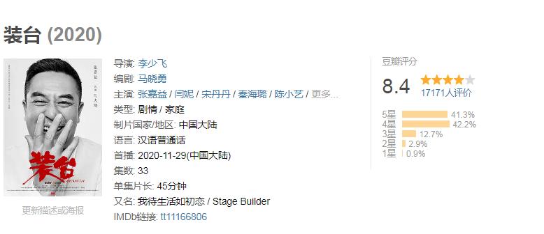 20年国产高分剧推荐,近十年豆瓣高分中国电视剧