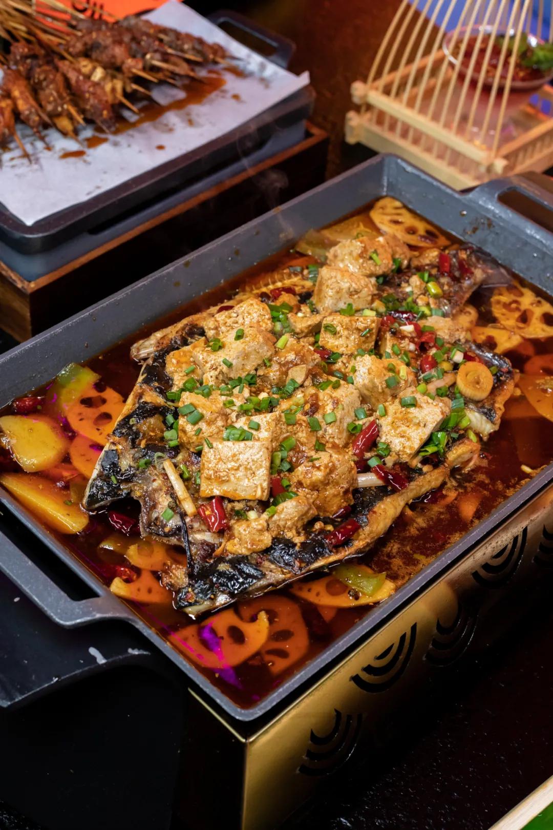 绵阳鱼探花烤鱼,绵阳豆花烤鱼