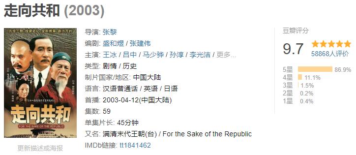 中国历史正剧电视剧排行榜前十名,国产历史剧电视剧排行榜