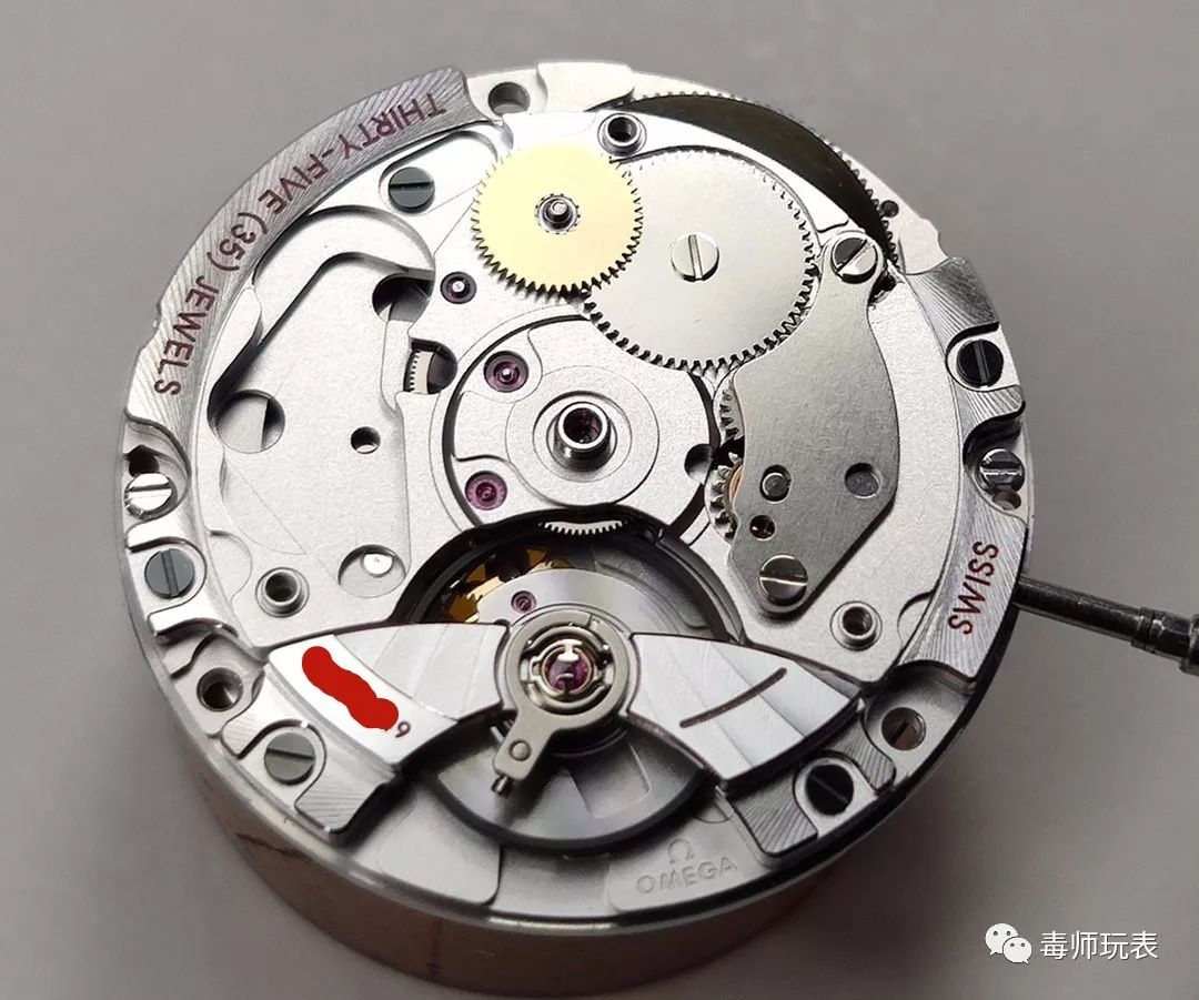 拆解欧米茄海马300机芯图,vs厂欧米茄海马300机芯