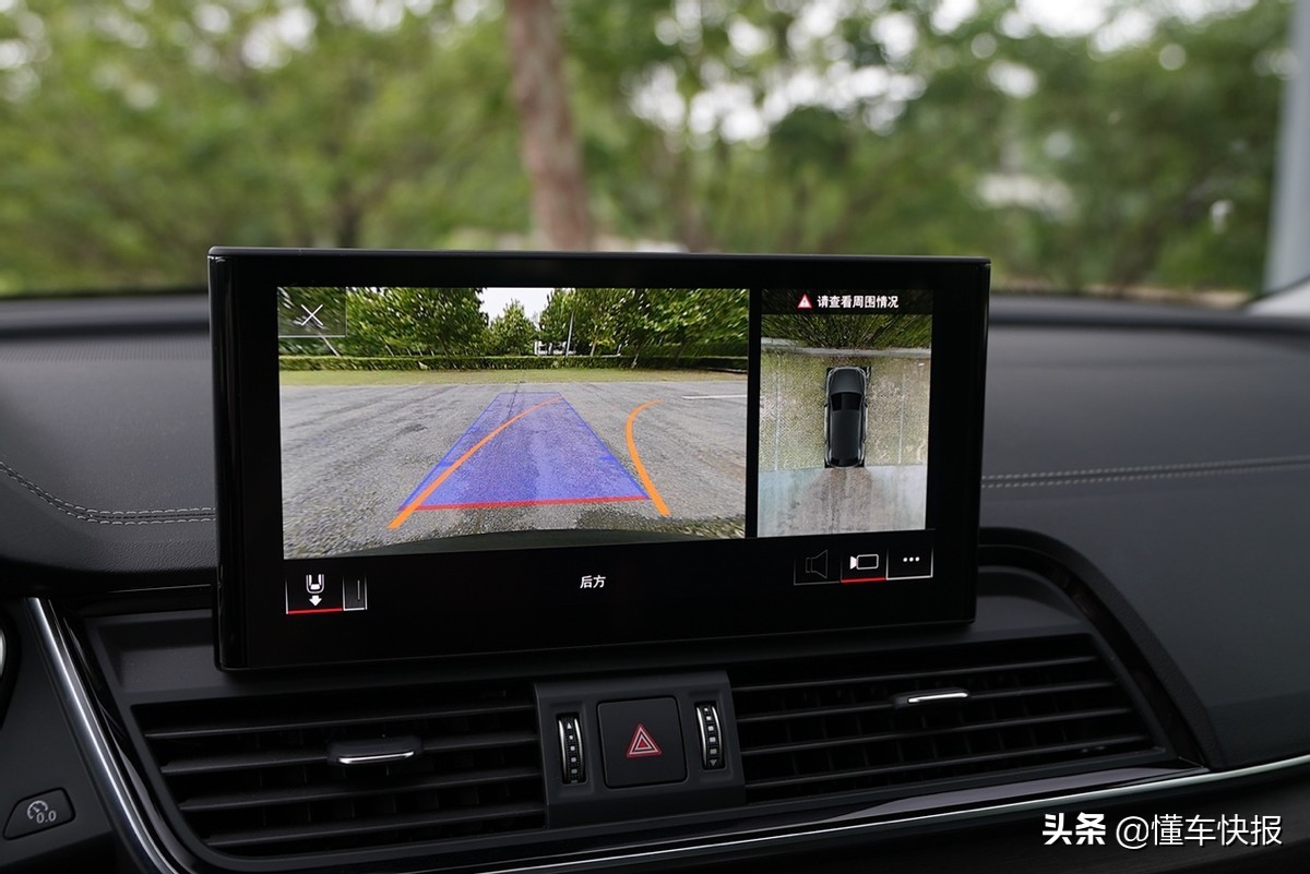 奥迪q5l2022款试驾视频第一视角,2023款奥迪q5时尚致雅黑白色对比