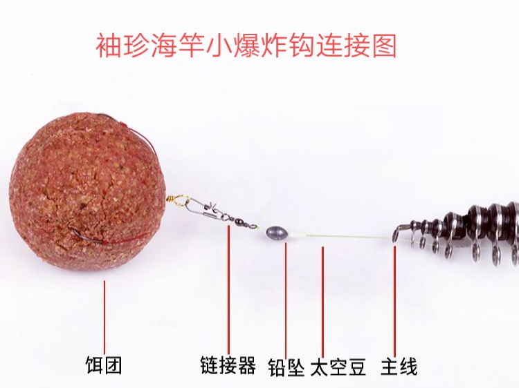 海竿钓爆炸钩钓鱼方法大全,海竿小爆炸钩野钓简单好用