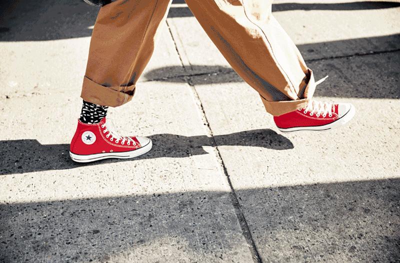 匡威帆布鞋为什么有的上脚很难看,不开胶帆布鞋