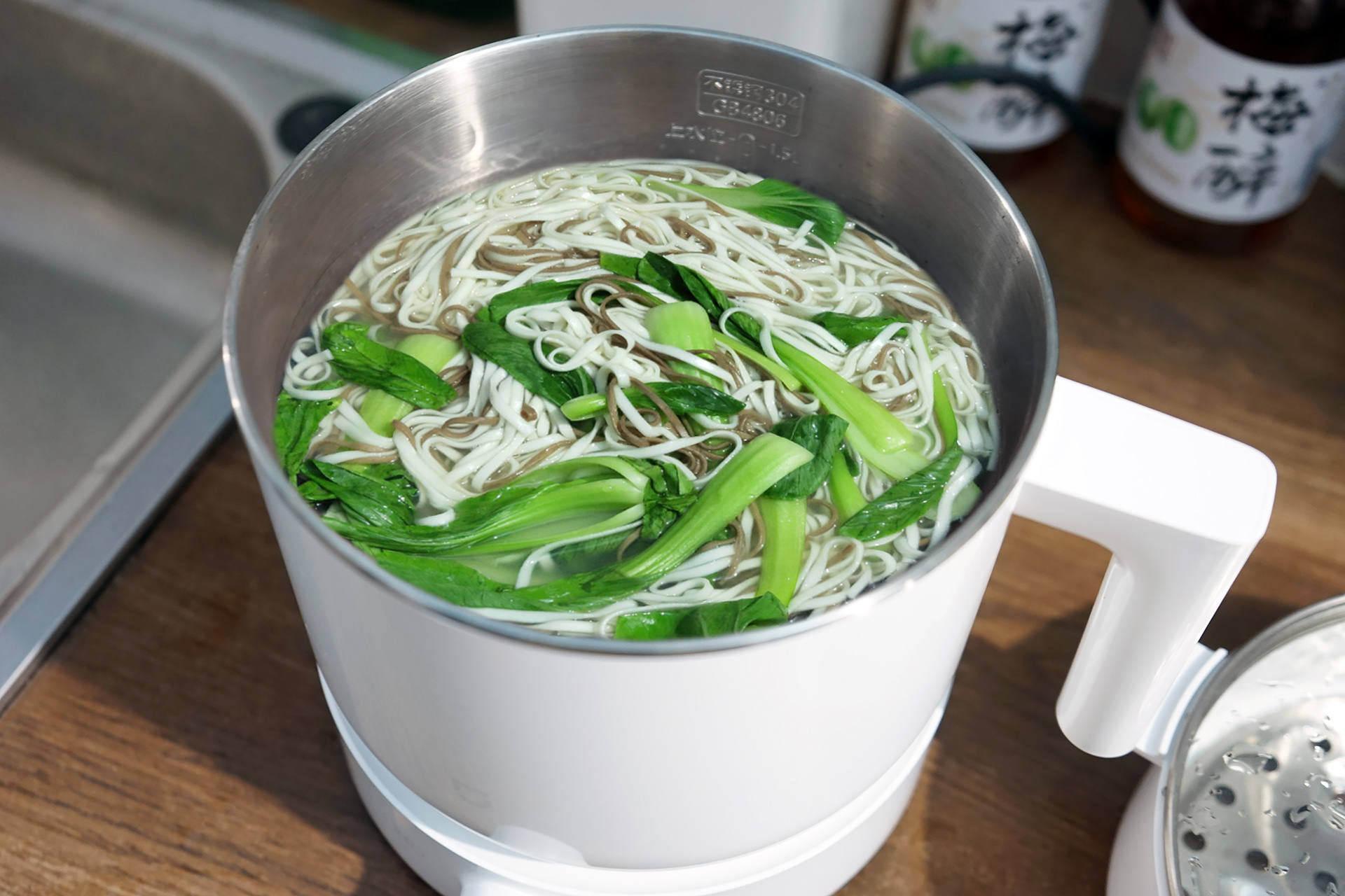 米家智能多功能蒸煮锅做火锅,米家电煮锅多功能蒸煮一体