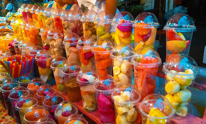 曼谷必打卡泰国菜,asiatique曼谷河畔夜市美食