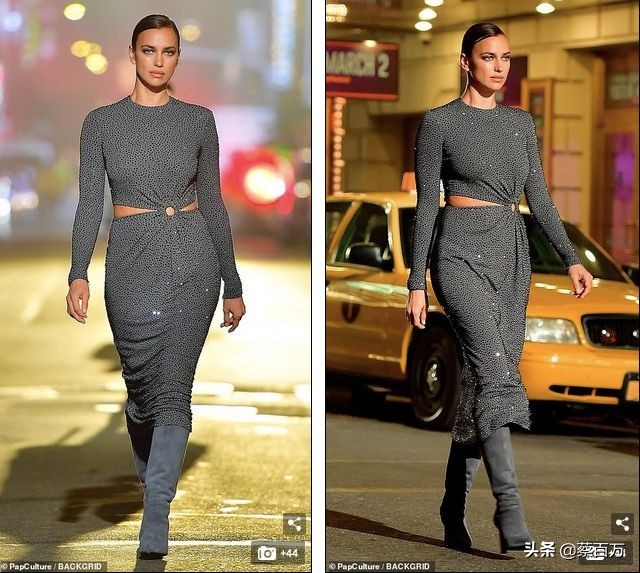 贝拉哈迪德伊莲娜走秀,伊莲娜贝拉三人走秀