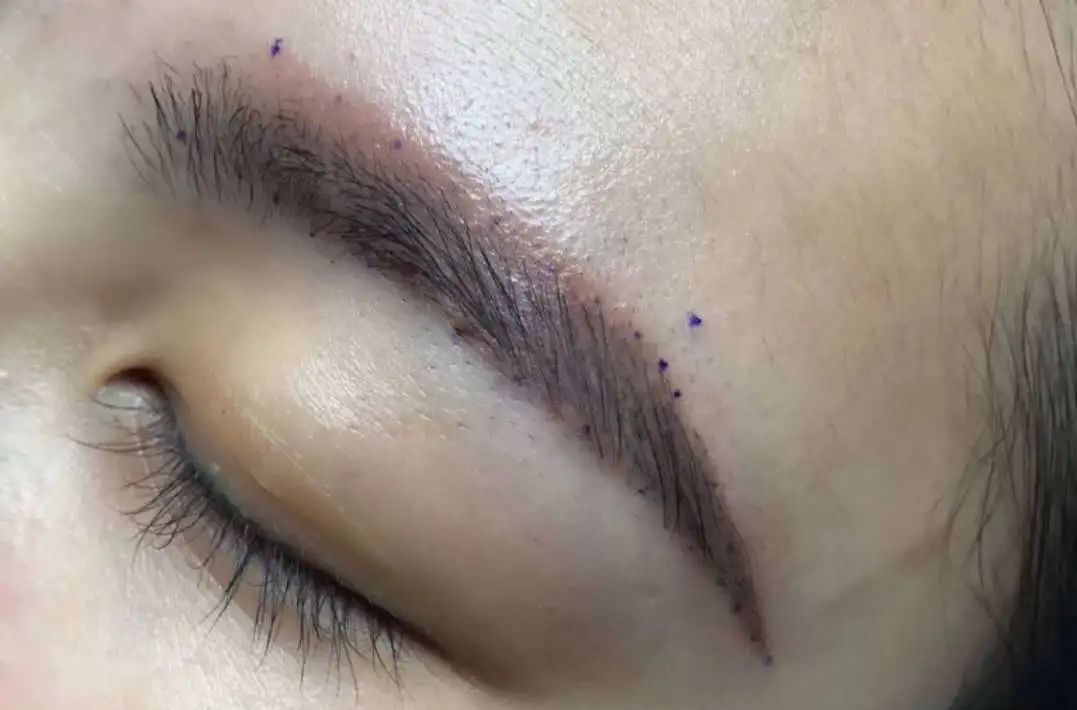 纹绣师必学的七种眉型教程,初学纹绣实操做眉