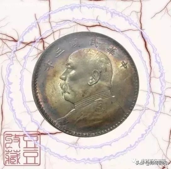 怎样鉴别五彩包浆真假,银元五彩老包浆