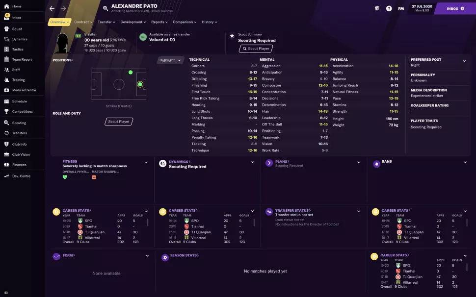 fm2021边锋和内锋哪个好,fm2021潜力球员排名