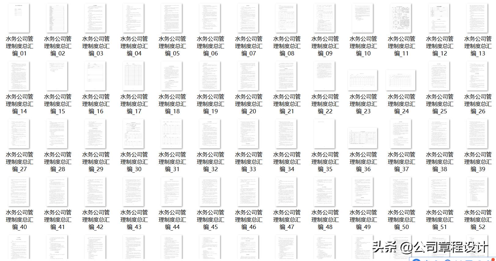 水务公司管理制度,水务公司管理制度一览表