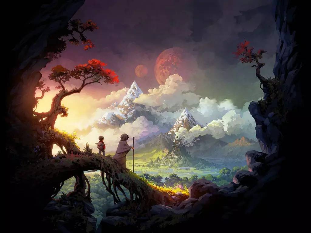 一组非常有意境的动画场景