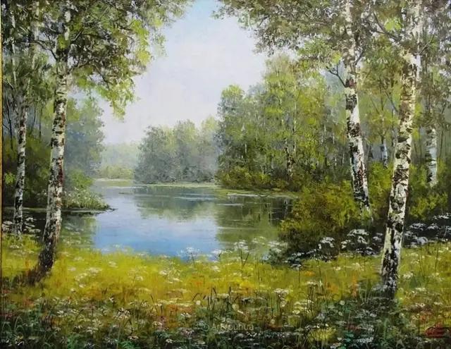 冬天的白桦林视频,冬天的白桦林美景