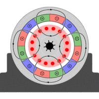 四幅图中能反映电机工作原理,四幅图中的电动机工作原理