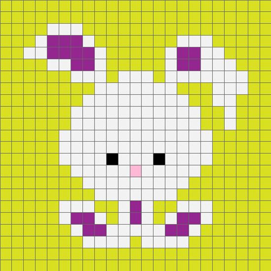 钩针钩的十二生肖图解,十二生肖钩针图解